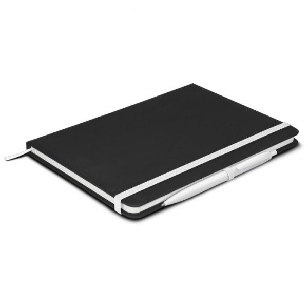 Omega Black Notebook with Pen 110091