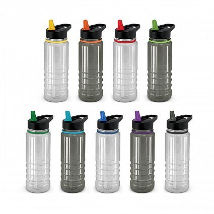 Triton Elite Drink Bottle Clear and Black 110748