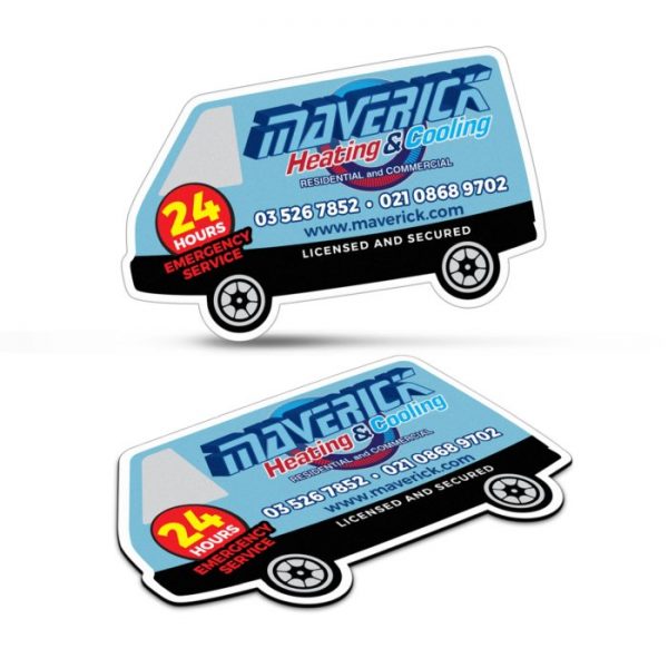 Fridge Magnet 90 x 55mm - Van Shape - 112308
