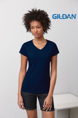 64V00L Softstyle Ladies V-Neck T-Shirt