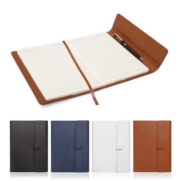 A5 Leather Look Journal with Sleeve -  C490