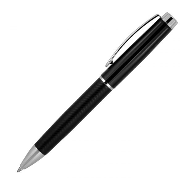 Pattern Black Metal Ballpoint Pen -  DER121