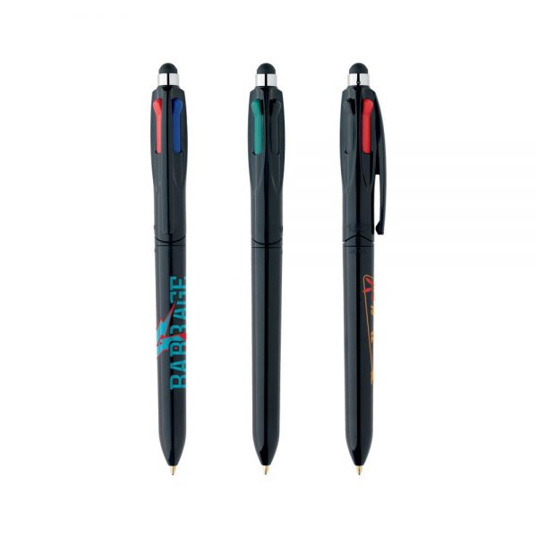 Bic 4-Colour Pen with Stylus G1206
