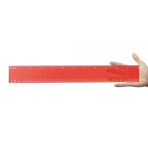 Transparent 30cm Premium Plastic Ruler