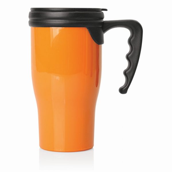 Double Walled Plastic Thermo Travel Mug -  M229