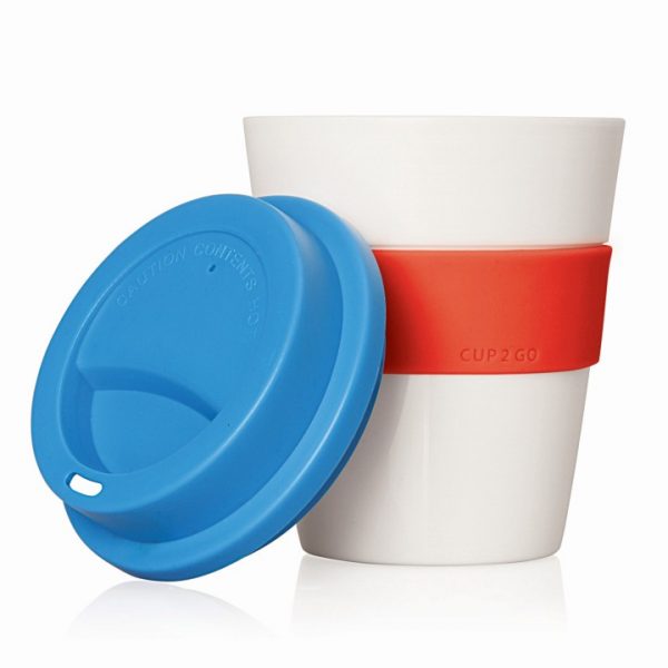 Cup 2 Go - Eco Coffee Cup w/Screw Top Lid -  M243