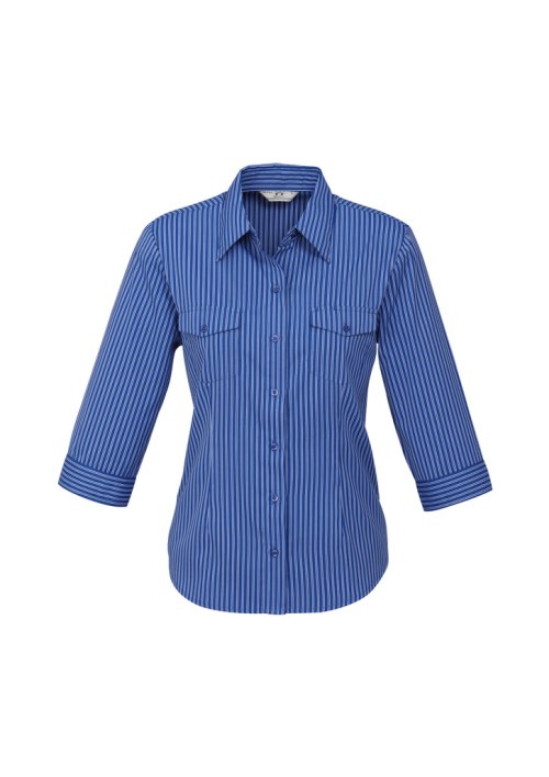 Ladies Cuban 3/4 Sleeve Shirt S10421