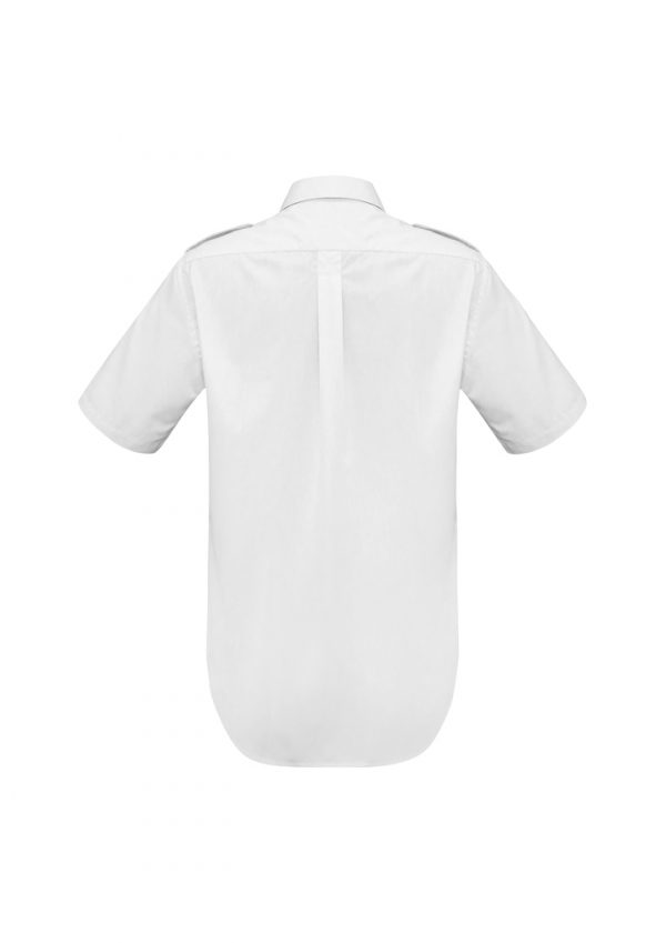 Mens Epaulette Short Sleeve Shirt S10712