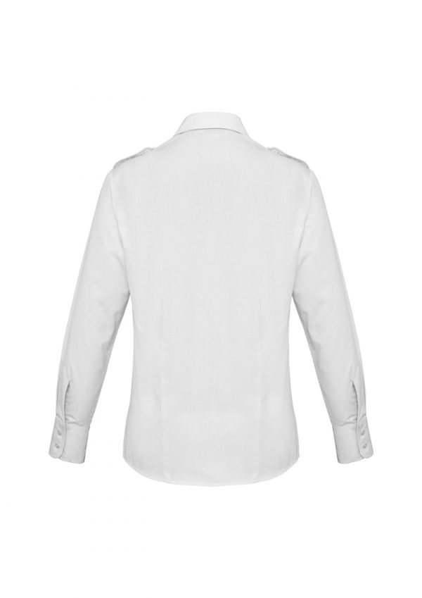 Ladies Epaulette Long Sleeve Shirt S117LL