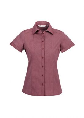 Ladies Chevron Short Sleeve Shirt S122LS