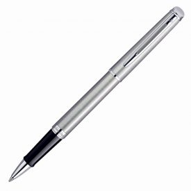 Waterman Hemisphere Ballpoint Pen - Brushed Stainless CT -  S20102007