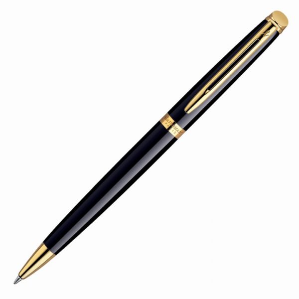 Waterman Hemisphere Ballpoint Pen - Lacquer Black GT -  S20102009