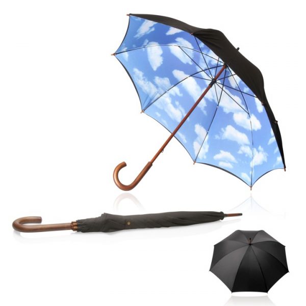 Shelta Big Blue Sky Long Umbrella -  U-1444
