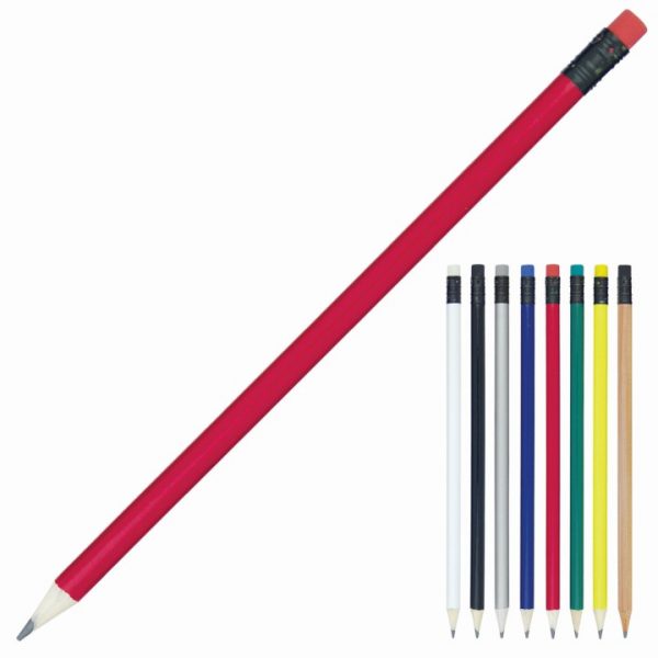 Sharpened Pencil w/Coloured Eraser -  Z198