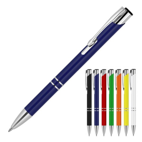 Julia Solid Colour Metal Ballpoint Pen -  Z550