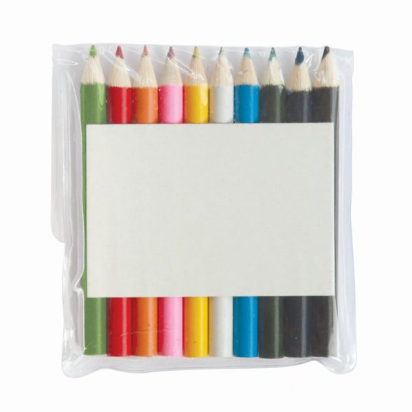 10 Coloured Pencils in Pouch -  Z603-10