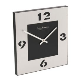 Geneva Silver Quartz Clock D927
