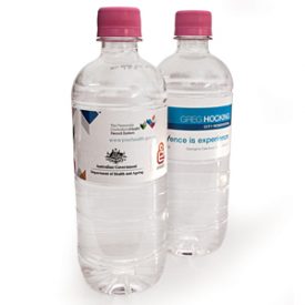 BSW600mlPC 600ml Natural Spring Water with Pink Cap