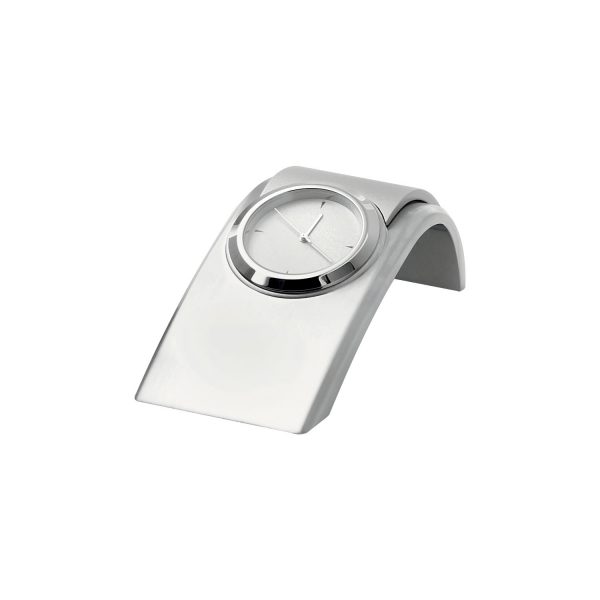 Icon Silver Quartz Clock D924
