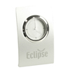 Stylo Titanium Silver Quartz Clock D934