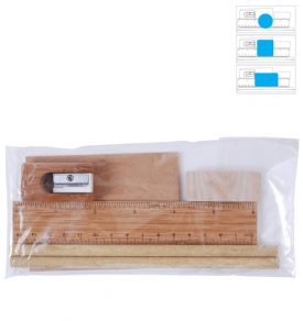 LL2134 Bamboo Stationery Set in Cello Bag