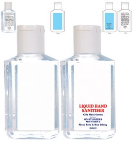 60ml Liquid Hand Sanitiser LL726