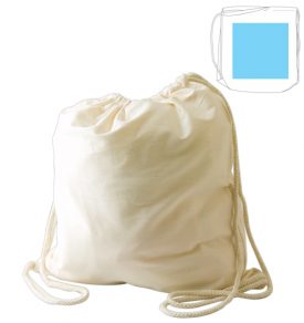 Calico Library Back Pack With Drawstrings 200 GSM LL506