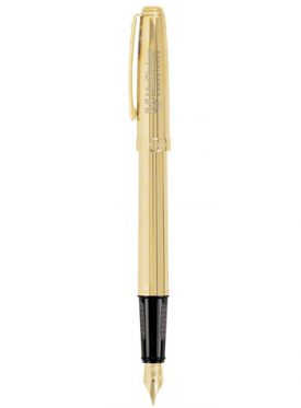 Prelude Fluted 22K Gold Fountain Pen G21101