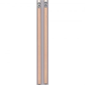 2B Pencils Unsharpened with Eraser