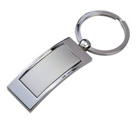 KRS004 Silver Panel Key Ring