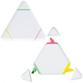 White Triangular Highlight Marker