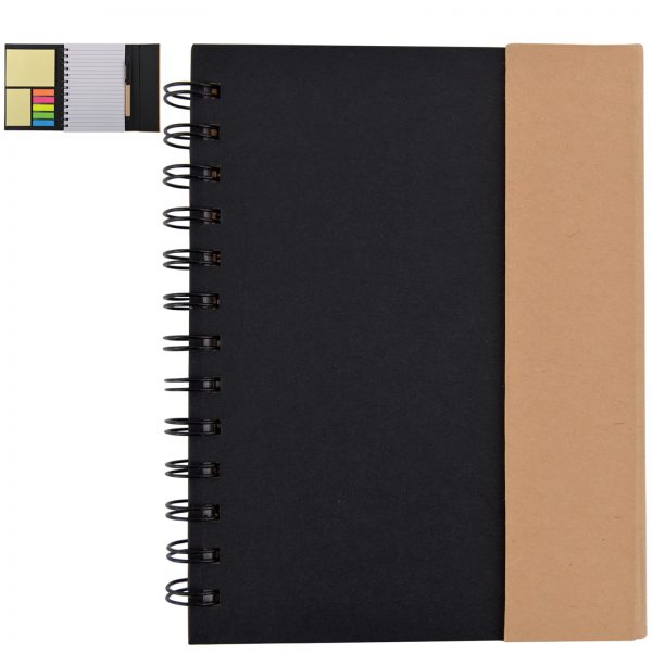 LL0946 Trek Recyclable Notebook / Noteflags / Pen