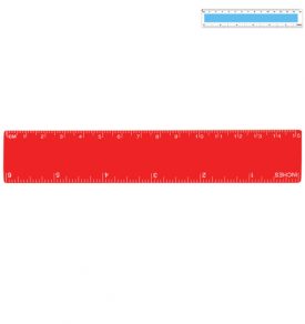 Plastic Ruler 15cm LL14