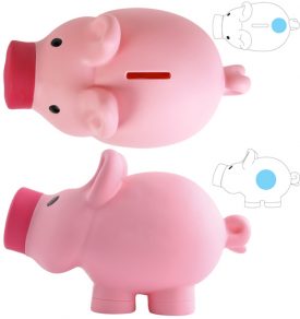 LL240 Priscilla (Pink) / Patrick (Blue) Pig Coin Bank