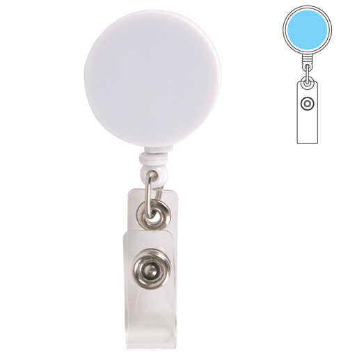 Retractable Name Badge Holder with Metal Clip LL451