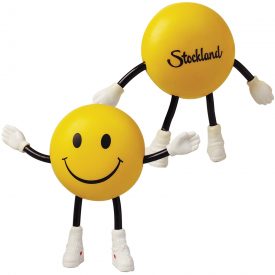 Smile Guy with Bendy Arms & Legs Stress Reliever LL800