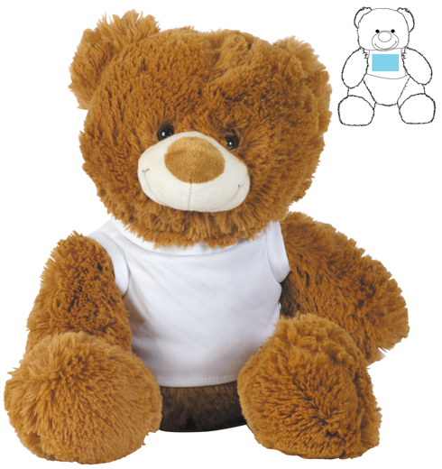 LL88120 Coco (Brown) & Coconut (White) Plush Teddy Bear
