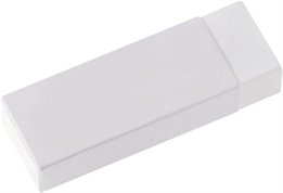 White Rectangular Eraser  LL45