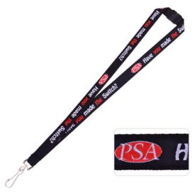 PCL15 Detailed Woven Lanyard