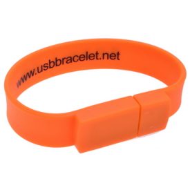 Rectangular Silicone Wristband Flash Drive PCU623