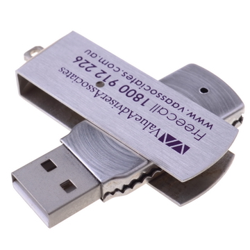 Metal swivel flash drive PCUMET1	 