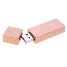 Rectangle Wooden Flash Drive  PCUW0	  