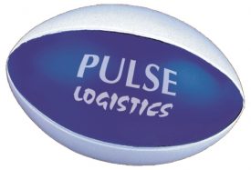 Stress Rugby Ball, Blue/White  S25