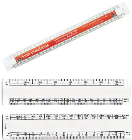 15cm Oval Scale Rulers